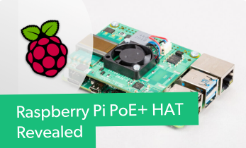Raspberry Pi PoE+ HAT Announced